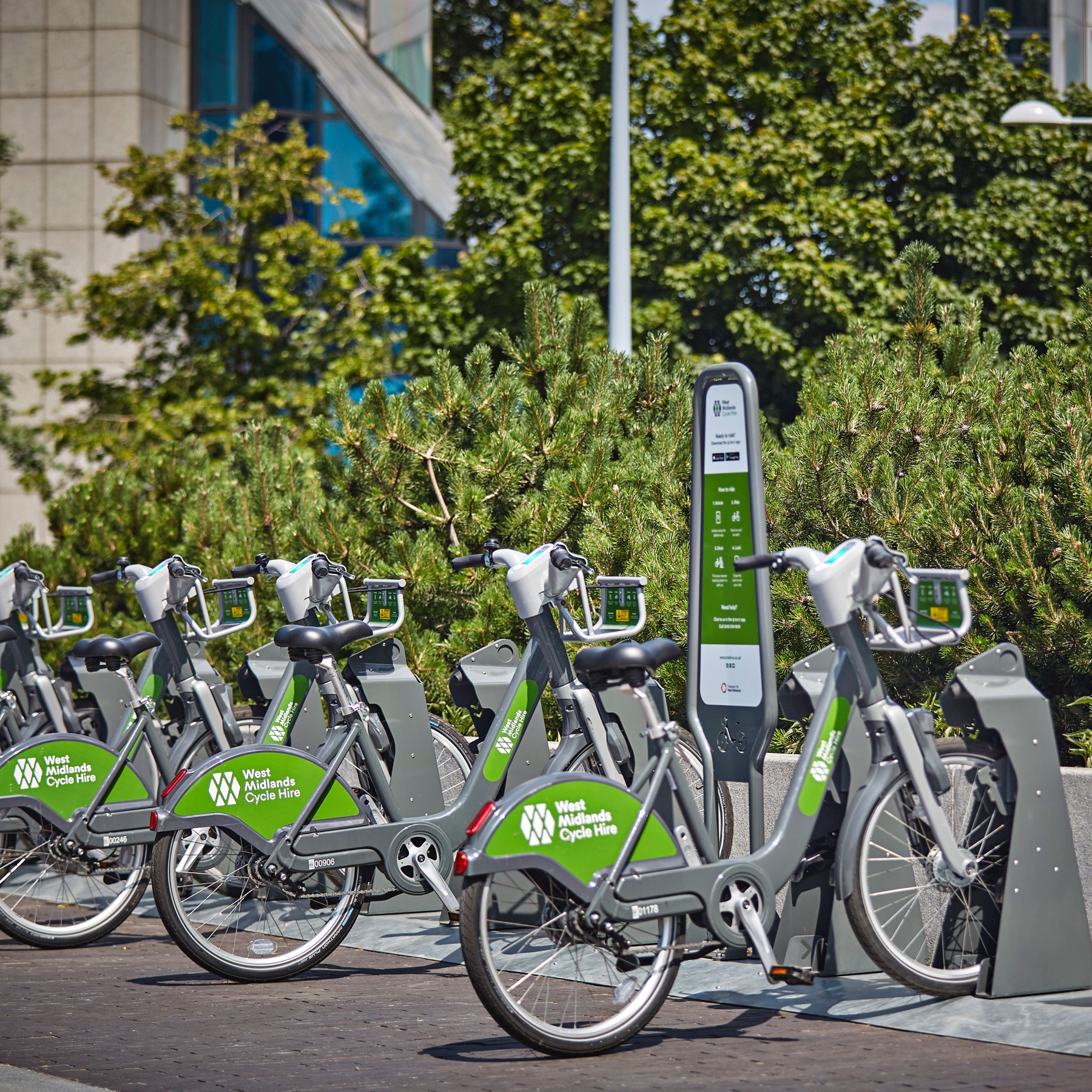 West Midlands Cycle Hire bikes available in Coventry.